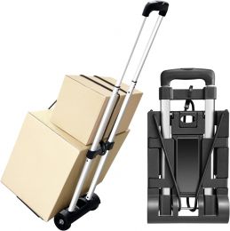 HUFATWINS Aluminum Folding Hand Trucks Aluminum Heavy Duty Portable