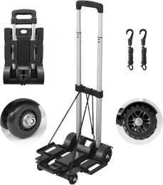 ToMaFu Small Folding Hand Truck Dolly Aluminum Portable