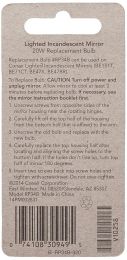 Conair Incandescent Mirror Replacement Bulb, Bundle of 3