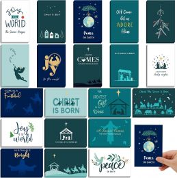Nuanchu 80 Pcs Religious Christmas Postcards 4'' x 6'', Bundle of 3