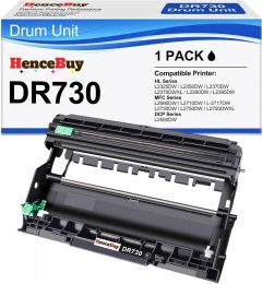 HenceBuy DR730 Drum Unit (Not Toner) Replacement for Brother DR730 DR-730 DR760 DR-760 Drum Unit Work with, Bundle of 2