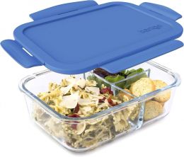 Bentgo Glass Lunch Box - Leak-Proof Bento-Style Food Container with Glass, Bundle of 2