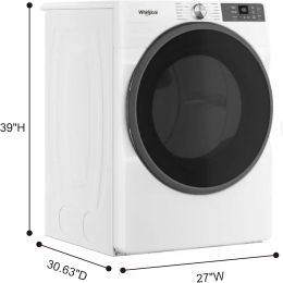 Whirlpool WED5720RW 27 Inch Smart Electric Dryer with 7.4 Electric 27 Inch