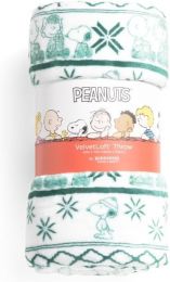 Berkshire Blanket & Home Co Peanuts VelvetLoft Throw Blanket 70 Inches, 60 x 70 Inches