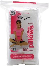 Swisspers Premium Squares Pillows 100 Count, Bundle of 3