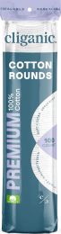 Cliganic Premium Cotton Rounds for Face (100 Count) Cotton Hypoallergenic 100 Count, Bundle of 7