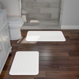 Lavish Home 2-Piece Memory Foam Bath Mat Set 2-Piece, Bundle of 2