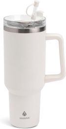 Manna Atlas Stainless Steel Tumbler with Silicone Straw Protector Stainless Steel Silicone 40 Oz