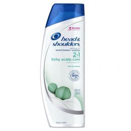 Head & Shoulders Head and Shoulders Itchy Scalp Care with Eucalyptus 2-in-1 Anti-Dandruff Shampoo +, Bundle of 3