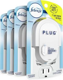 Febreze Plug In Air Freshener Fade Defy Plugs Pack of 4, Bundle of 2