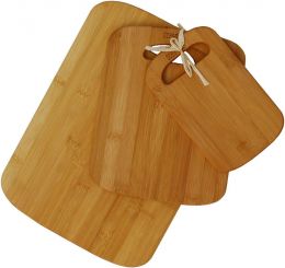 Oceanstar 3-Piece Bamboo Cutting Board Set 3-Piece, Bundle of 2