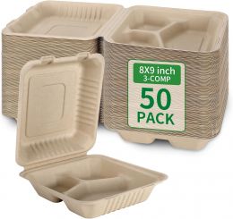 Aricsen 50 Pack 3 50 Pack, 8x9 Inch, Bundle of 2