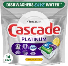 Cascade Platinum Plus ActionPacs Dishwasher Detergent Pods 14 Count, Bundle of 3
