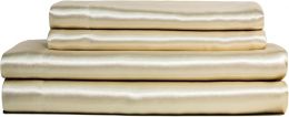 Baltic Linen Satin Luxury Sheet Set 4-Piece, Bundle of 2