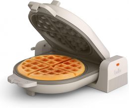 BELLA Flip-n-Store Waffle Maker with EverGood Ceramic Nonstick Coating Nonstick Ceramic