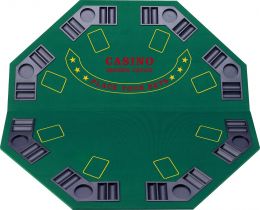 Fat Cat Folding Poker Table for 8 Players with Carrying