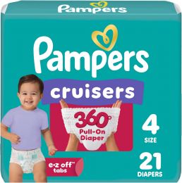 Pampers Diapers 21 Count, Bundle of 3