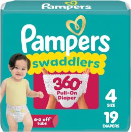 Pampers Diapers 19 Count, Bundle of 3