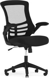 Flash Furniture Kelista Mid-Back Swivel Office Chair with Adjustable Seat