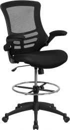 Flash Furniture Kelista Mid-Back Swivel Office Chair with Adjustable Seat
