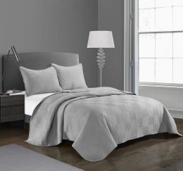 LOFT LIVING Geo Blocks 3 Piece Quilt Set 3 Piece