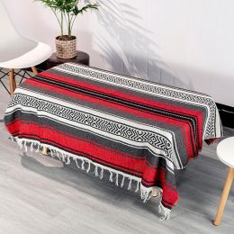 Airooglee 69" L x 51" W Large Mexican Blanket, Bundle of 2