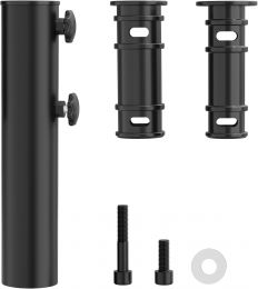 QZER Umbrella Pole Mount Stand Tube Stainless Steel Heavy Duty, Bundle of 2