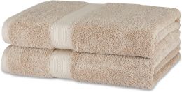 Visit the Store Fade-Resistant 100% Cotton Bath Towel Cotton 2-Pack