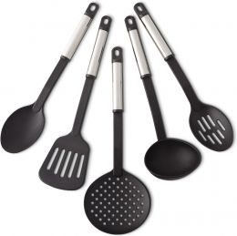 Farberware – Stainless Steel Kitchen Tool Set Stainless Steel Set of 5, Bundle of 2