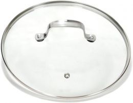 GOTHAM STEEL Clear Tempered Glass Vented Lid - Prevents Pots and Glass, Bundle of 2