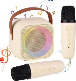 Xjahwr Karaoke Machine for Kids Adults Wireless Portable, Bundle of 2