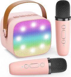voijump Karaoke Machine for Kids Adults Wireless Portable, Bundle of 2