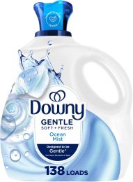 Downy Gentle Soft + Fresh Fabric Softener Liquid, Bundle of 3