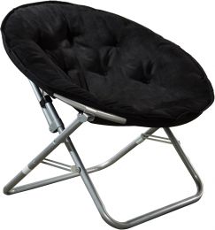 Urban Lifestyle Microsuede Foldable Saucer Chair Foldable
