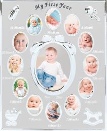 tiny ideas Baby’s My First Year Picture Frame, Bundle of 2
