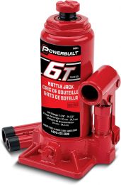 Powerbuilt 6 Ton Bottle Jack Heavy Duty 12000 Pounds, 2 Inches