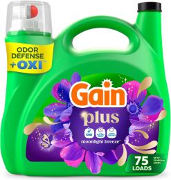 Gain Plus Liquid Laundry Detergent, Bundle of 2