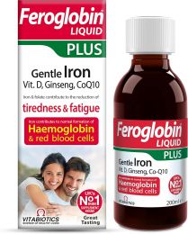 Feroglobin Vitabiotics Feroglobin 200ml Plus Liquid 200ml, Bundle of 2