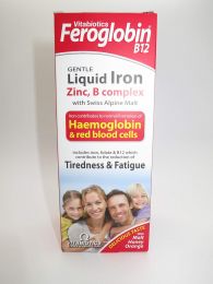 Vitabiotics Feroglobin Vitabiotics -B12 Iron Supplement Liquid 200Ml by 200Ml, Bundle of 2