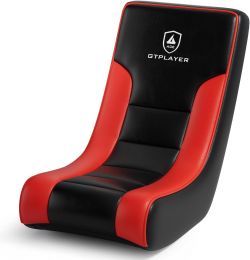 GTPLAYER Floor Rocker Gaming Chair – Black & Red