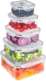 CLWVPCOT 5 Pack Large Plastic Dishwasher Safe 5 Pack, 128 oz, Bundle of 2