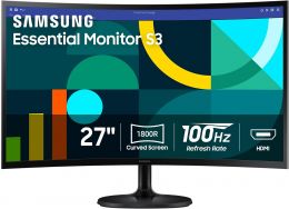 Samsung 27" Essential S3 (S36GD) Curved Monitor