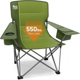 TIMBER RIDGE Oversized Folding Camping Chair for Adults