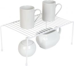 Smart Design Cabinet Storage Shelf Rack Metal 13.25 Inch, 5 x 13, Bundle of 2