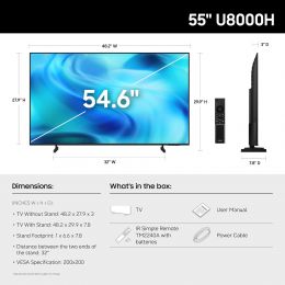 Samsung 55-Inch Class U8000H Series Crystal UHD