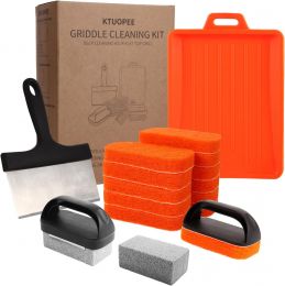KTUOPEE Upgraded Griddle Cleaning Kit for Silicone