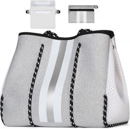IBFUN Neoprene Tote Beach Bag for