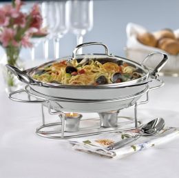 Cuisinart 7BSR-28 Stainless 11-Inch Round Buffet Servers