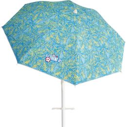 Old Bahama Bay 8ft Large Beach Umbrella with Sand Anchor 8ft