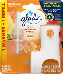 Glade PlugIns Refills Air Freshener Starter Kit, Bundle of 4
